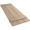 Ekena Millwork Rustic Three Board Joined Board-n-Batten Rough Sawn Faux Wood Shutters, 16 1/2W x 32H, PR SHUBJS16X32RSPR - alternate 4